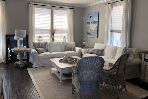 Urban Coastal Design seller prep living room